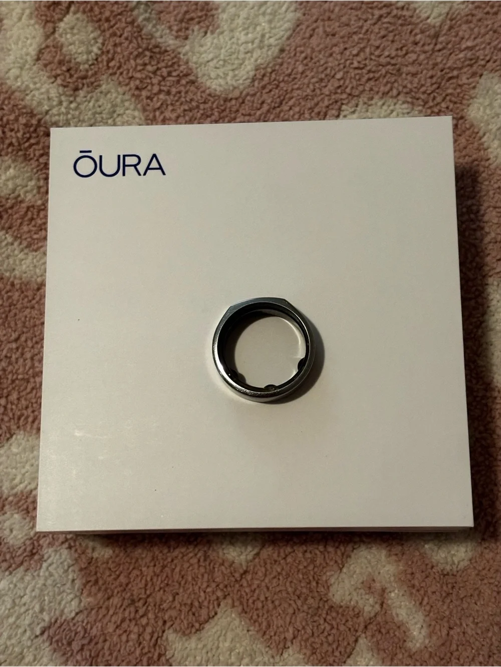 Oura Metallic Silver Smart Ring Body